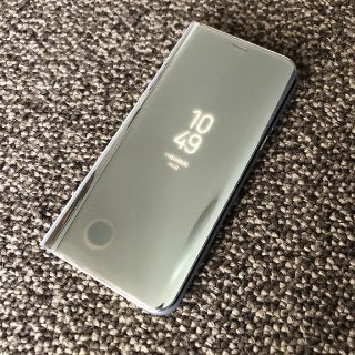 サムスン(SAMSUNG)のCLEAR VIEW STANDING COVER（S8+ シルバー）(Androidケース)