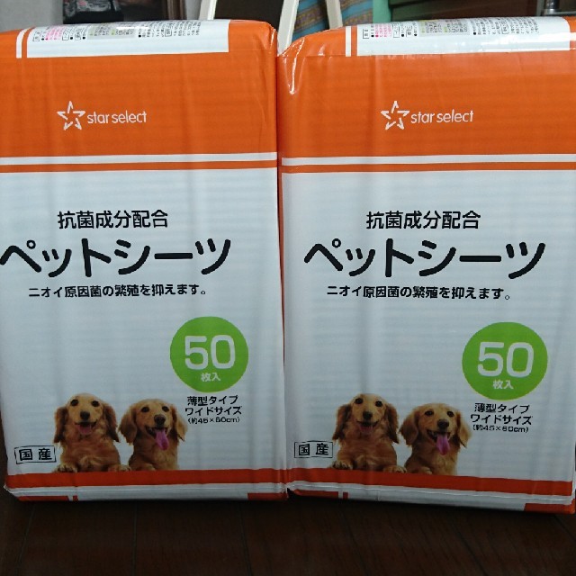 star select  ペットシーツ 薄型ワイドサイズ50枚×２ その他のペット用品(犬)の商品写真