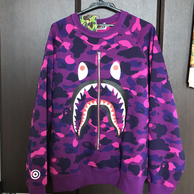 メンズA Bathing Ape シャークトレーナー