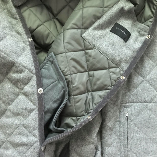 SOPHNET.(ソフネット)のSOPHNET ソフネット WOOL MELANGE QUILTING COAT メンズのジャケット/アウター(その他)の商品写真