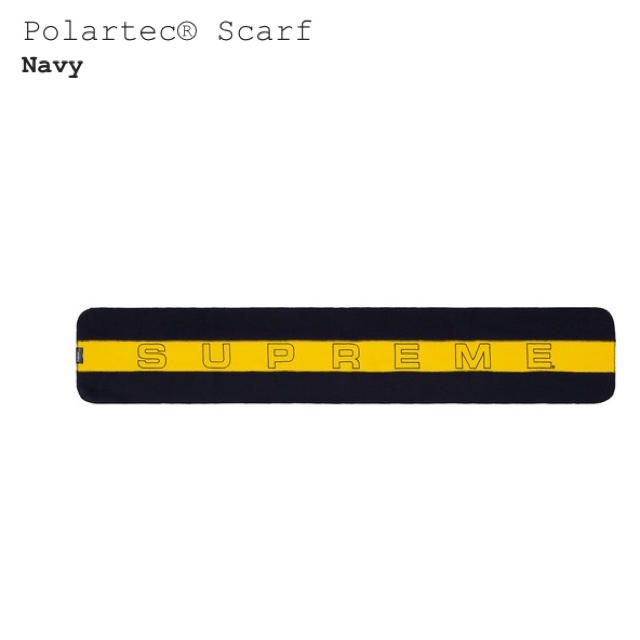 定価以下 Supreme polartec scarf navy