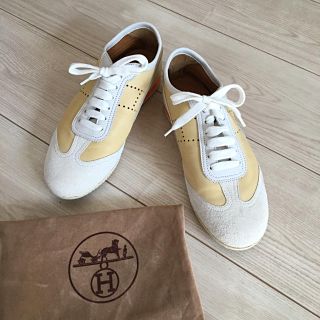 エルメス(Hermes)のエルメス レザースニーカー(スニーカー)