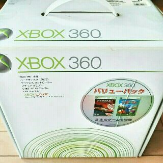 エックスボックス360(Xbox360)の虹🌈様専用 XBOX360 バリューパック(本体+ソフト2本)(家庭用ゲーム機本体)