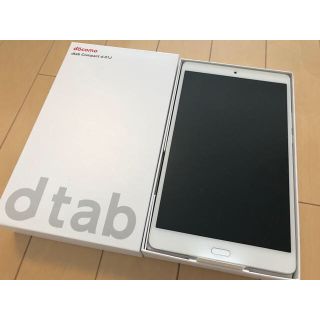 エヌティティドコモ(NTTdocomo)のdocomo ドコモ タブレット dtab Compact d01J(タブレット)