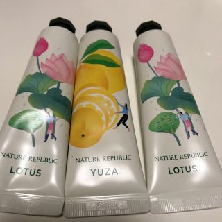 ネイチャーリパブリック(NATURE REPUBLIC)のネイチャーパブリック ハンドクリーム3本セット(ハンドクリーム)