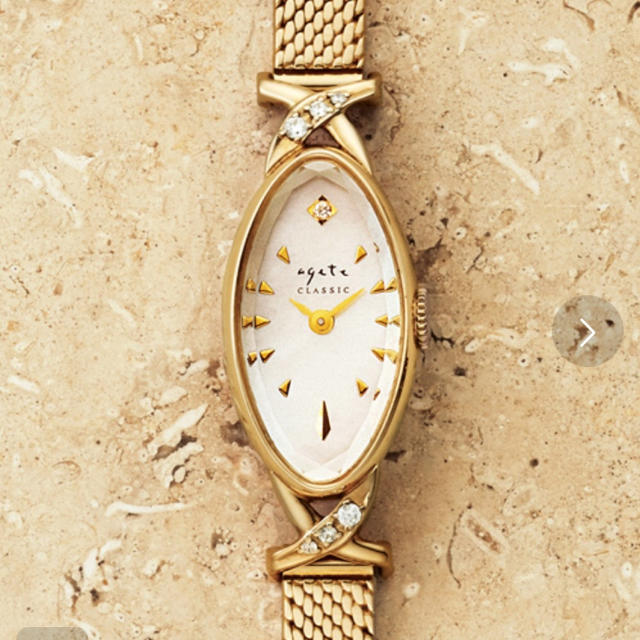 agete classic 腕時計K10ベルト