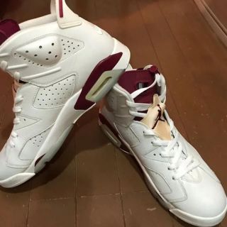 ナイキ(NIKE)のNIKE AIR JORDAN6 RETRO マルーン 29cm(スニーカー)