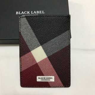 ブラックレーベルクレストブリッジ(BLACK LABEL CRESTBRIDGE)の新品 ブラックレーベル クレストブリッジ カードケース パスケース 1(名刺入れ/定期入れ)