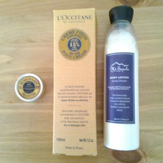 ロクシタン(L'OCCITANE)のロクシタンｼｱﾊﾞﾀｰ8ml ＆フットクリーム150ml   bodyローション(その他)