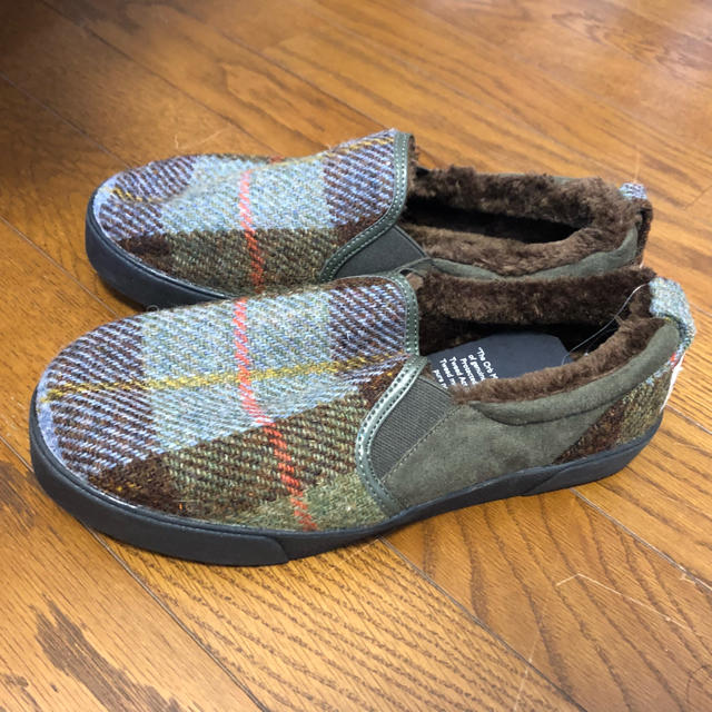 Harris Tweed(ハリスツイード)の【新品＊未使用】スリッポン ハリスツイード レディースの靴/シューズ(スリッポン/モカシン)の商品写真