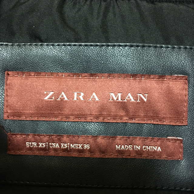 ZARA(ザラ)のザラ レザージャケット メンズのジャケット/アウター(レザージャケット)の商品写真