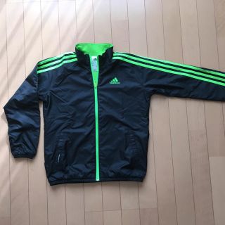 アディダス(adidas)のアディダス 3ストライプウィンドブレーカースーツ上下セット ジュニア 140cm(ウェア)