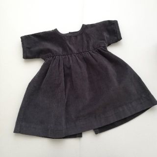 プチバトー(PETIT BATEAU)のプチバトーコーデュロイワンピース12ｍ(ワンピース)