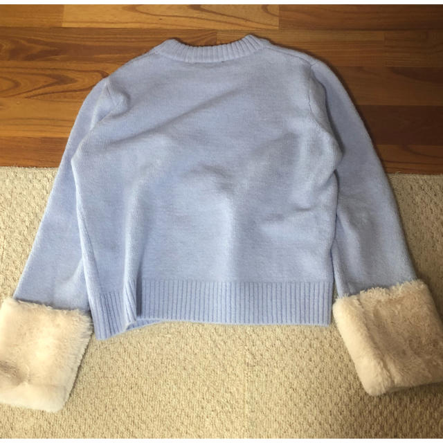 Zara Zara 袖ファーニット 水色の通販 By たけのこ ザラならラクマ Zara Zara 袖ファーニット 水色の通販 By たけのこ ザラならラクマ