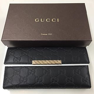 グッチ(Gucci)の新品！本物☆GUCCI シマ レザー長財布 112715 0416(財布)