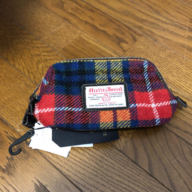 Harris Tweed(ハリスツイード)の【新品＊未使用】ポーチ ハリスツイード＊しまむらコラボ レディースのファッション小物(ポーチ)の商品写真