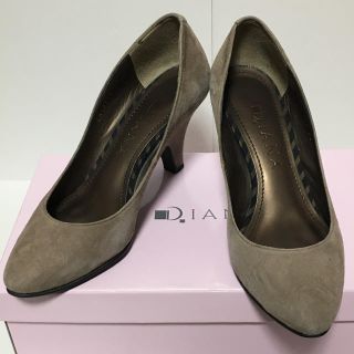 ダイアナ(DIANA)の美品 ダイアナ パンプス 22 スエード(ハイヒール/パンプス)