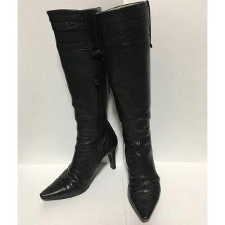 オデットエオディール(Odette e Odile)の美品 オデットエオディール レザー ロングブーツ 22(ブーツ)