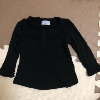 アナスイミニ(ANNA SUI mini)のアナスイミニ黒トップス(シャツ/カットソー)