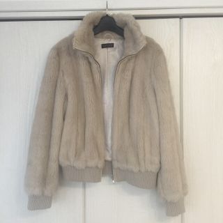 トップショップ(TOPSHOP)のTOPSHOP フェイク ファーコート(毛皮/ファーコート)