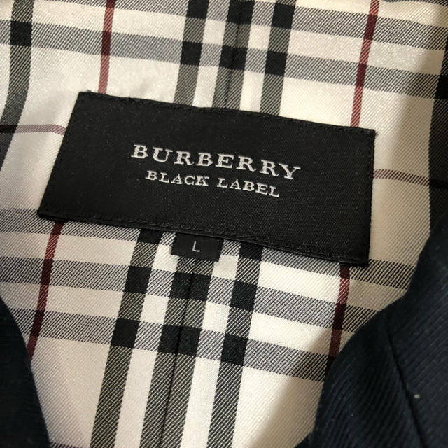 BURBERRY BLACK LABEL(バーバリーブラックレーベル)のBurberry black label ネイビー ジャケット ピーコート メンズのジャケット/アウター(テーラードジャケット)の商品写真