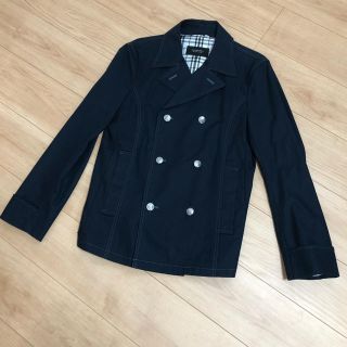 バーバリーブラックレーベル(BURBERRY BLACK LABEL)のBurberry black label ネイビー ジャケット ピーコート(テーラードジャケット)