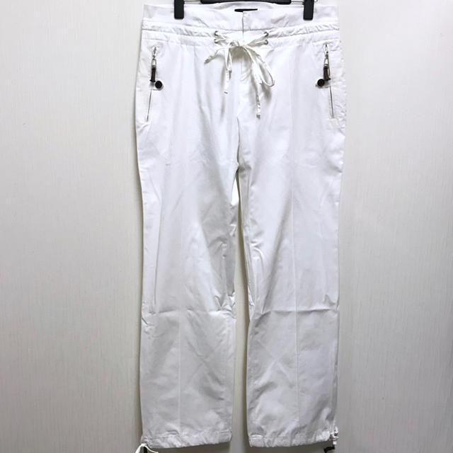 KRIS VAN ASSCHE(クリスヴァンアッシュ)のクリスヴァンアッシュ ホワイトコットンパンツ48  メンズのパンツ(その他)の商品写真