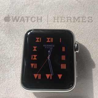 エルメス(Hermes)のApple Watch HERMES series3 アップルケア+付き(腕時計(デジタル))