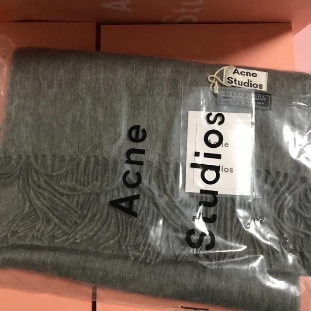 ACNE - アクネAcne　Studios マフラー/ストール  メラッジグレー  本日限定