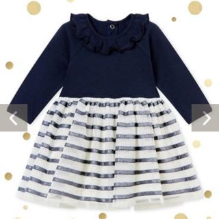 プチバトー(PETIT BATEAU)のプチバトー チュールワンピース 36m(ワンピース)