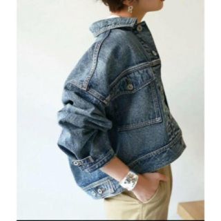 トゥデイフル(TODAYFUL)のcuff strap denim jacket 38(Gジャン/デニムジャケット)