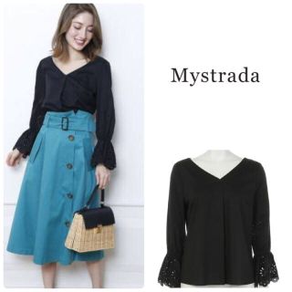 マイストラーダ(Mystrada)のエンブロイダリーブラウス(シャツ/ブラウス(長袖/七分))