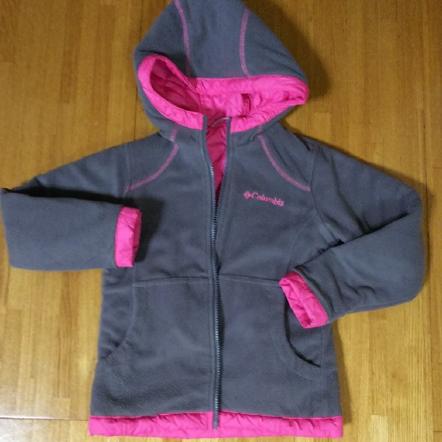 Columbia(コロンビア)のダブルＢ・コロンビア リバーシブルジャンパー キッズ/ベビー/マタニティのキッズ服女の子用(90cm~)(ジャケット/上着)の商品写真