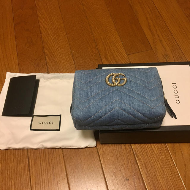 通販国産 Gucci - デニムコスメティックケースの通販 by ひろーきー's