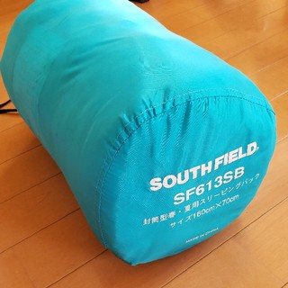 サウスフィールド ジュニア用 寝袋 ブルー(寝袋/寝具)