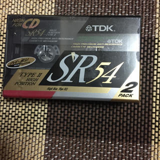 ティーディーケイ(TDK)のTDK カセットテープ ハイ、ポジ SR54 ２本パック(その他)