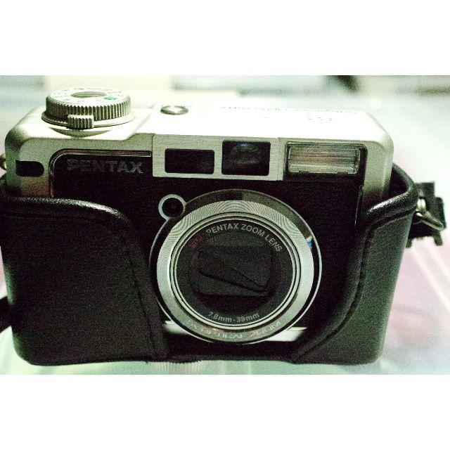 PENTAX - 名機 レトロ 希少 デジタル露出計 Optio 750Z 純正ケース&バッテリー