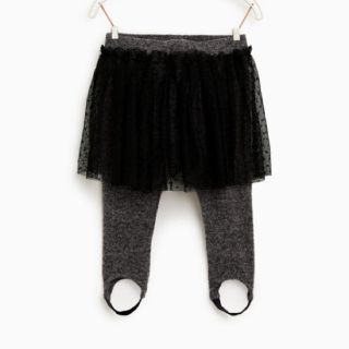 ザラキッズ(ZARA KIDS)の【今期販売中！半額以下】ドットチュールレギンスパンツ708090(パンツ)