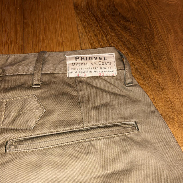 PHIGVEL(フィグベル)のPHIGVEL ナロー トラウザー チノ フィグベル メンズのパンツ(チノパン)の商品写真
