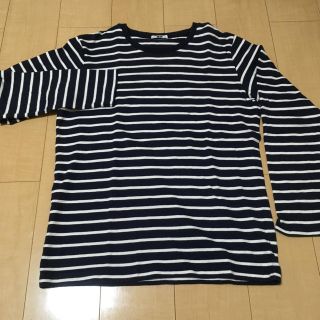 ユニクロ(UNIQLO)のUNIQLO  ボーダー長袖カットソー(Tシャツ/カットソー(七分/長袖))