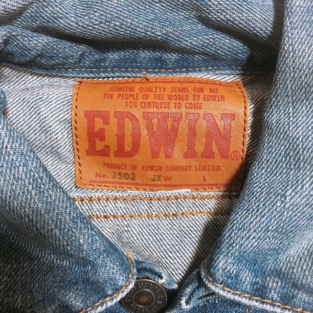 EDWIN(エドウィン)のEDWIN Gジャン デニムジャケット 120サイズ キッズ/ベビー/マタニティのキッズ服男の子用(90cm~)(ジャケット/上着)の商品写真