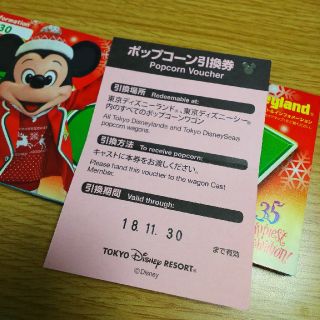 ディズニー(Disney)のディズニーポップコーン券(遊園地/テーマパーク)