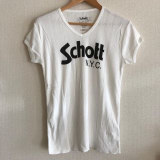 ショット(schott)の新品！タグ付き！Vネック Tシャツ(Tシャツ/カットソー(半袖/袖なし))