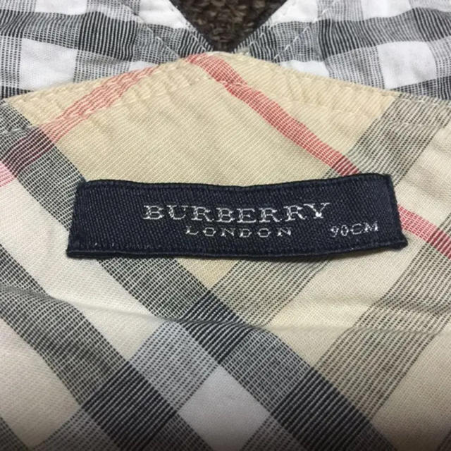 BURBERRY(バーバリー)のバーバリー Burberry デニム ジャンパースカート  90 キッズ/ベビー/マタニティのキッズ服女の子用(90cm~)(ワンピース)の商品写真