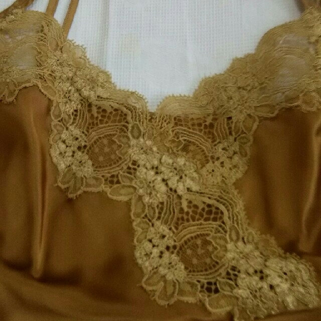 LA PERLA(ラペルラ)の新品 ラぺルラ シルクランジェリー ナィティ 茶色 レディースの下着/アンダーウェア(その他)の商品写真