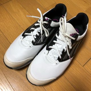 アディダス(adidas)のゴルフシューズ ゴルフ シューズ adidas アディダス 白 靴 26.5cm(シューズ)