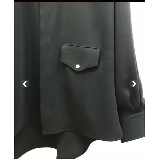 STUDIOUS(ステュディオス)のクルニ2018AW クレリックシャツ ブラック サイズ1 ガーガー様専用 メンズのトップス(シャツ)の商品写真