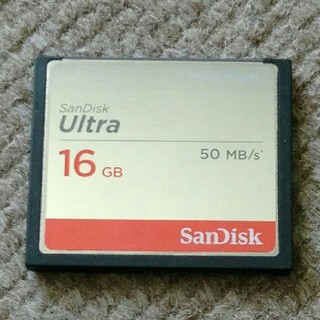 SanDisk コンパクトフラッシュ 16GB(PC周辺機器)