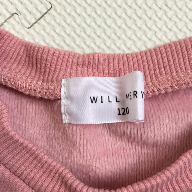 WILL MERY(ウィルメリー)のウィルメリー トレーナー キッズ/ベビー/マタニティのキッズ服女の子用(90cm~)(Tシャツ/カットソー)の商品写真
