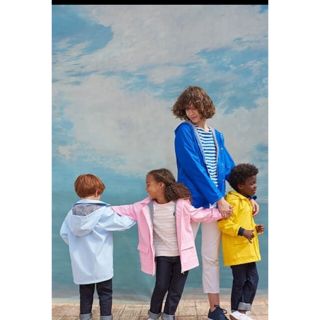 プチバトー(PETIT BATEAU)のプチバトー  人気 ヨットパーカー 81cm PETITBATEAU ピンク桜色(ジャケット/コート)